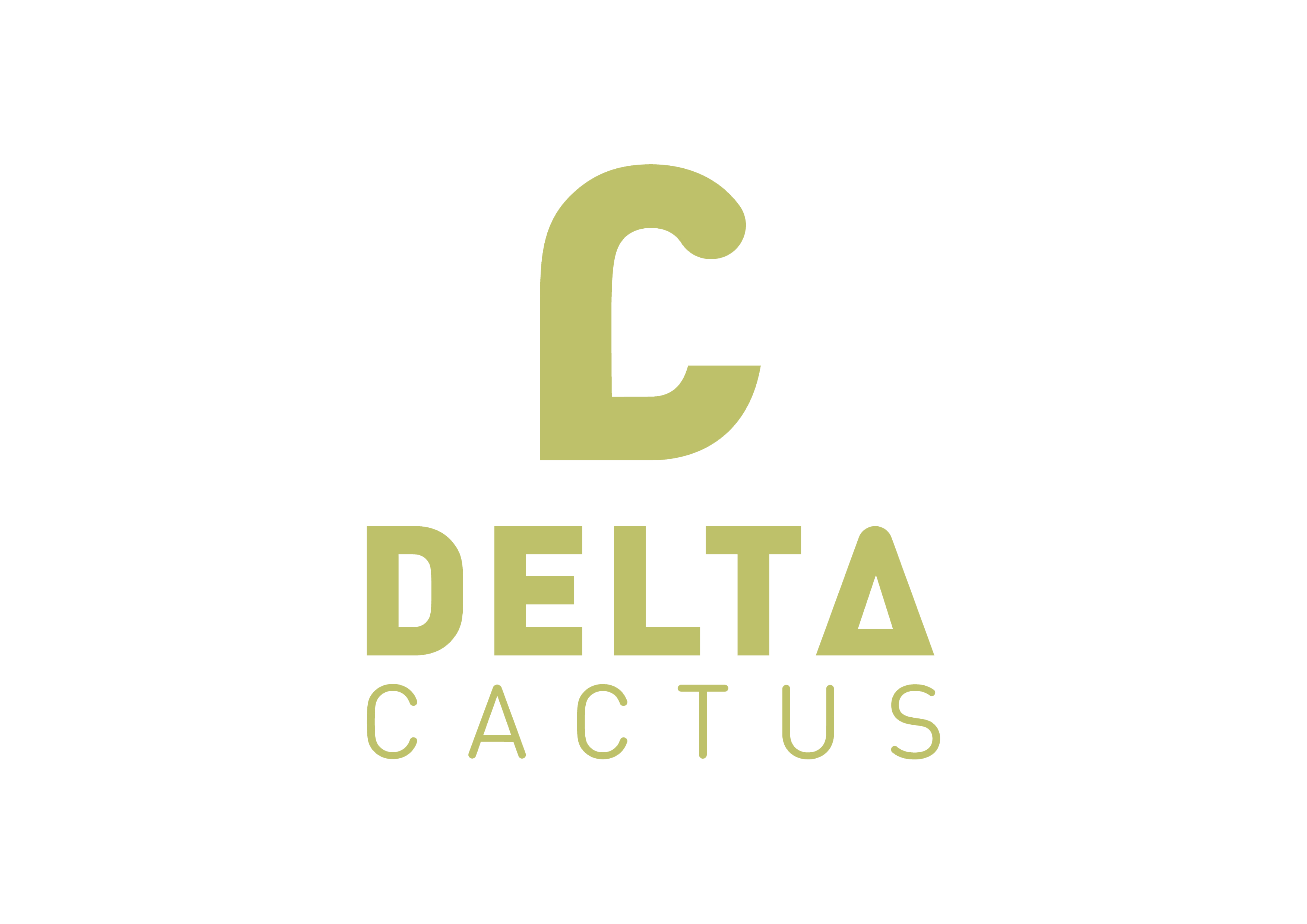 Deltacactus Logo V Green CLEAR